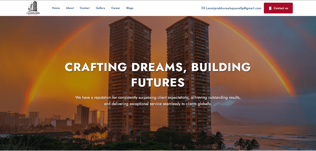 Laxmi Prabhu - Real Estate Management Portal by Metatech India